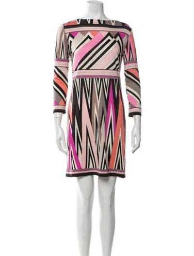 Pre-owned Pucci Vintage Mini Dress In Multi