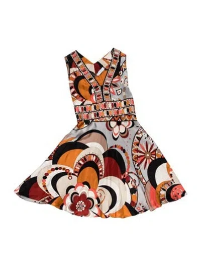 Pre-owned Pucci Vintage Mini Dress In Multi