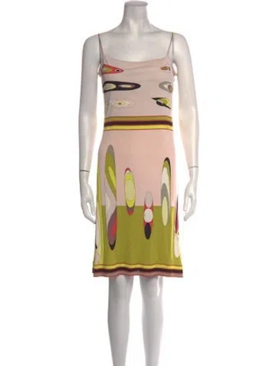 Pre-owned Pucci Vintage Mini Dress In Multicolor