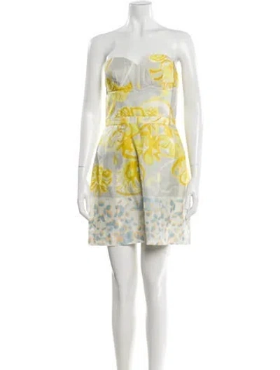 Pre-owned Pucci Vintage Mini Dress In Neutral