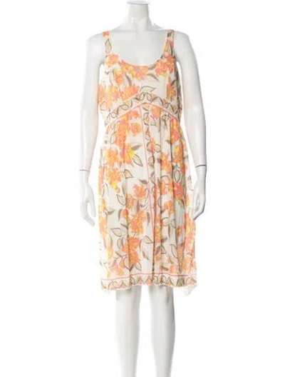 Pre-owned Pucci Vintage Mini Dress In Neutral
