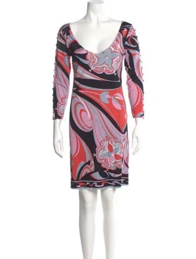 Pre-owned Pucci Vintage Mini Dress In Pink