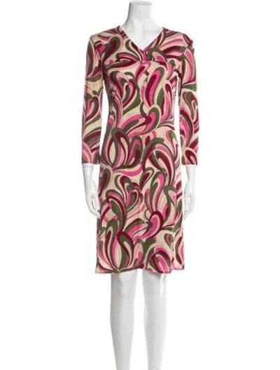 Pre-owned Pucci Vintage Mini Dress In Pink