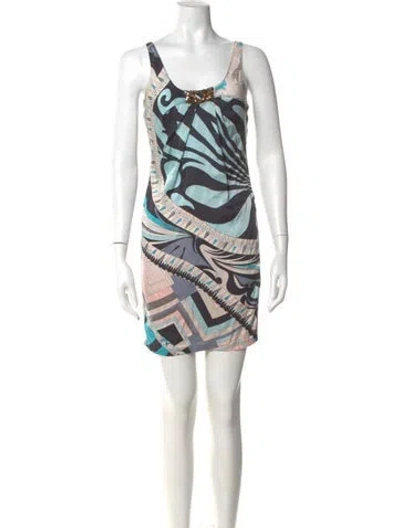 Pre-owned Pucci Vintage Mini Dress In Pink