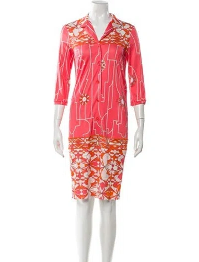 Pre-owned Pucci Vintage Mini Dress In Pink