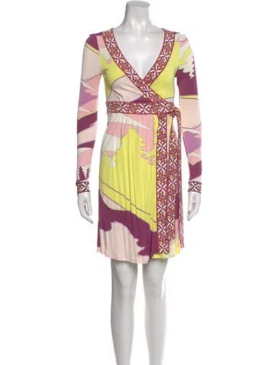 Pre-owned Pucci Vintage Mini Dress In Pink