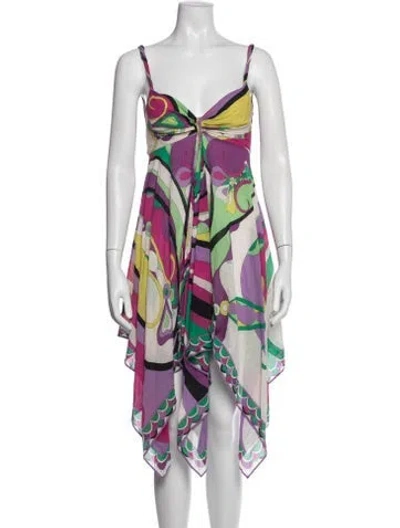 Pre-owned Pucci Vintage Mini Dress In Pink