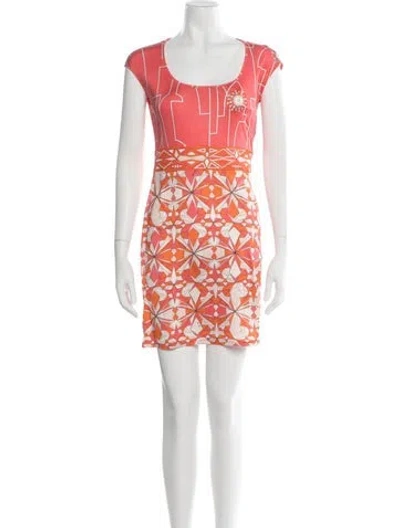 Pre-owned Pucci Vintage Mini Dress In Pink