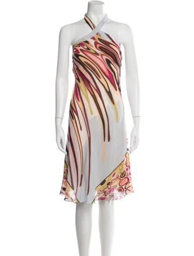 Pre-owned Pucci Vintage Mini Dress In Pink
