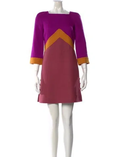 Pre-owned Pucci Vintage Mini Dress In Purple