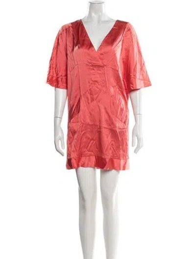 Pre-owned Pucci Vintage Mini Dress W/ Tags In Orange