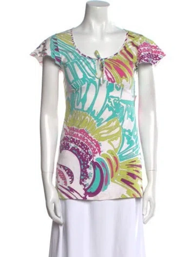 Pre-owned Pucci Vintage Mini Dress In White
