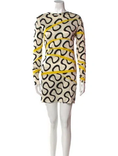 Pre-owned Pucci Vintage Mini Dress In White