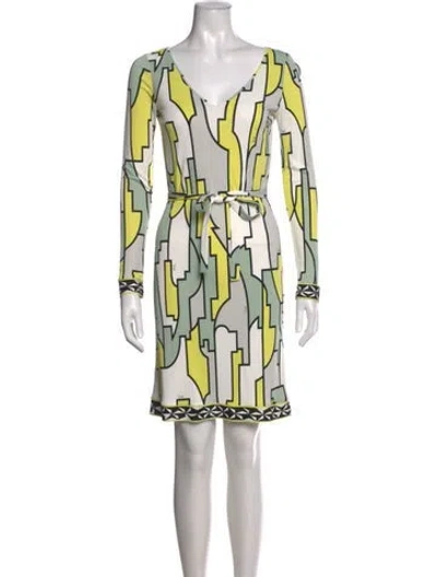 Pre-owned Pucci Vintage Mini Dress In White