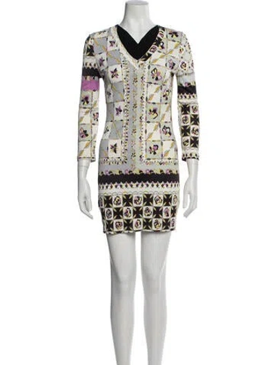 Pre-owned Pucci Vintage Mini Dress In White