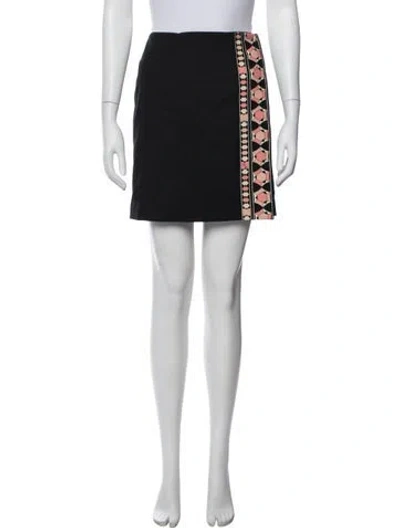 Pre-owned Pucci Vintage Mini Skirt In Black