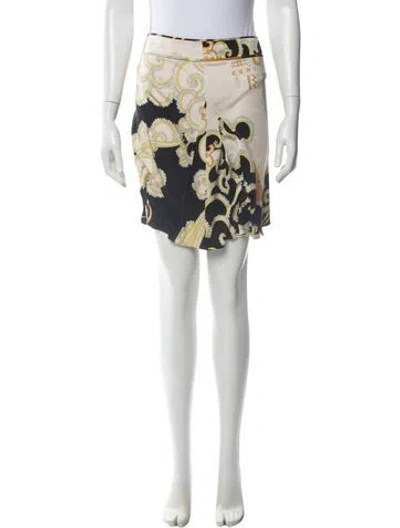Pre-owned Pucci Vintage Mini Skirt In Blue
