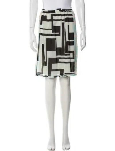 Pre-owned Pucci Vintage Mini Skirt In Blue