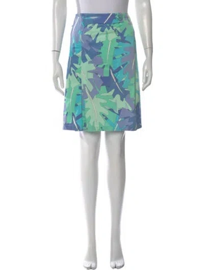 Pre-owned Pucci Vintage Mini Skirt In Multi