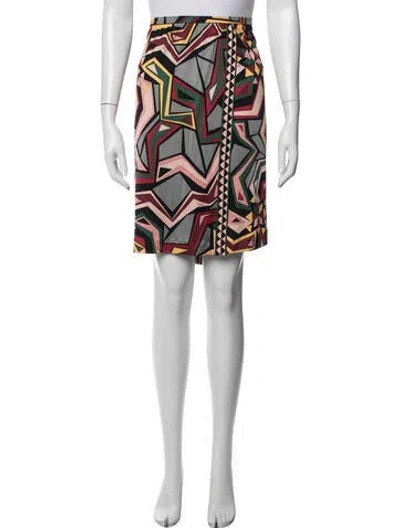 Pre-owned Pucci Vintage Mini Skirt In Multi