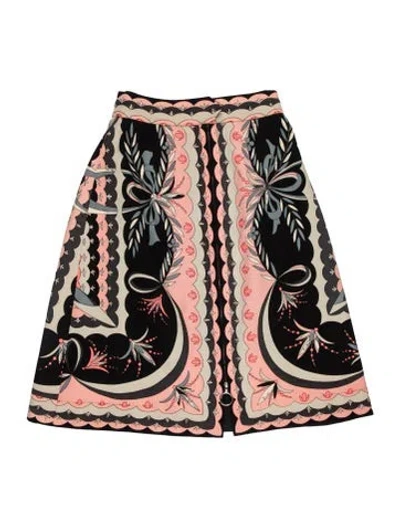 Pre-owned Pucci Vintage Mini Skirt In Multi