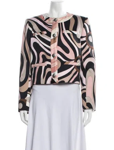 Pre-owned Pucci Vintage Printed Jacket In Multicolor