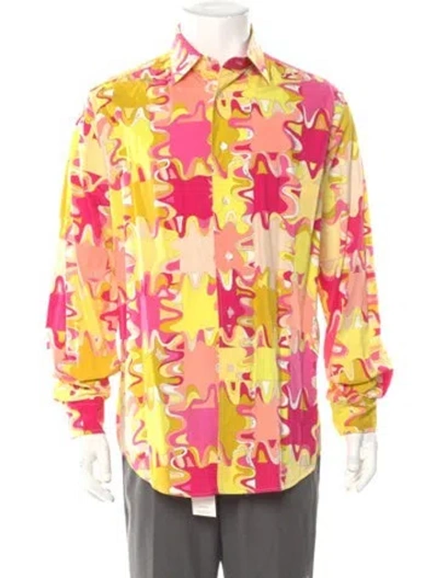Pre-owned Pucci Vintage Printed Shirt In Multi