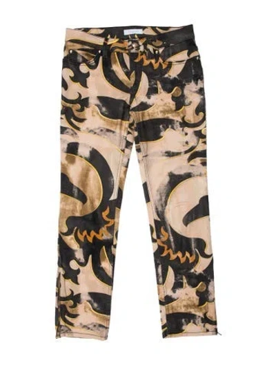 Pre-owned Pucci Vintage Straight Leg Jeans In Neutral