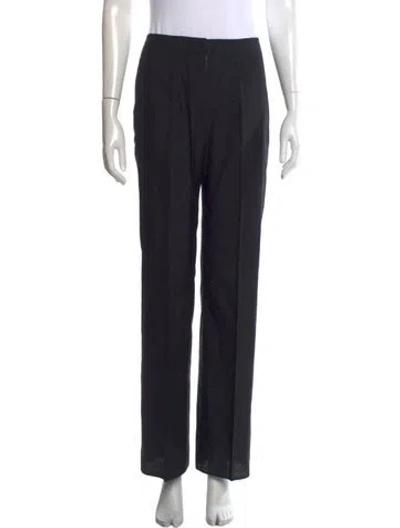 Pre-owned Pucci Vintage Straight Leg Pants In Black