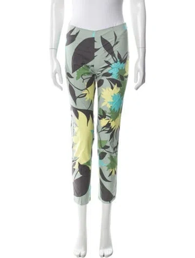 Pre-owned Pucci Vintage Straight Leg Pants In Blue