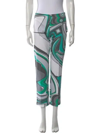 Pre-owned Pucci Vintage Straight Leg Pants In Multi