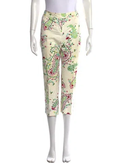 Pre-owned Pucci Vintage Straight Leg Pants In Neutral