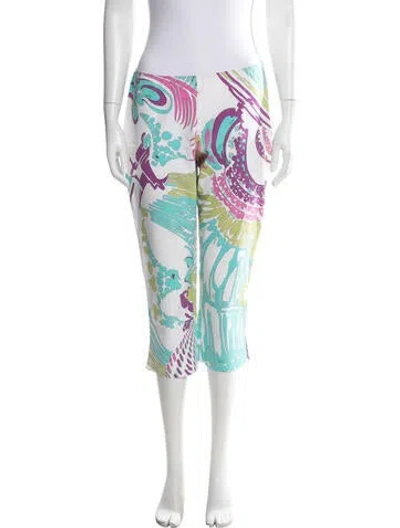 Pre-owned Pucci Vintage Straight Leg Pants In Neutral