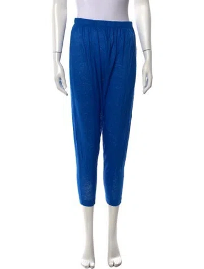 Pre-owned Pucci Vintage Wide Leg Pants W/ Tags In Blue