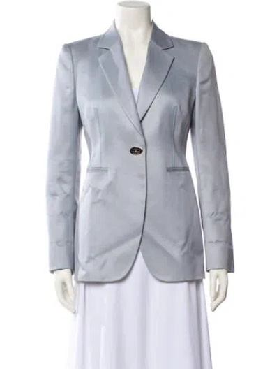 Pre-owned Pucci Virgin Wool Blazer In Blue