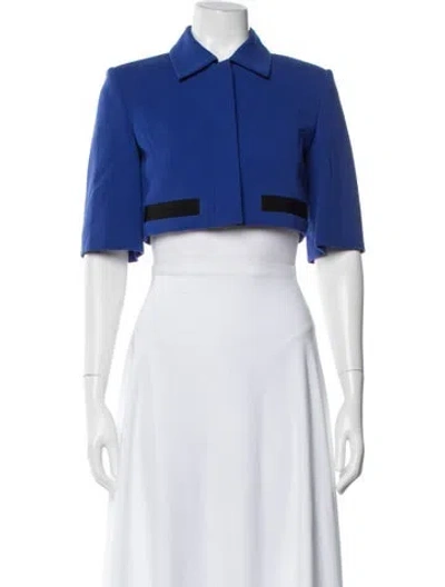 Pre-owned Pucci Virgin Wool Blazer In Blue