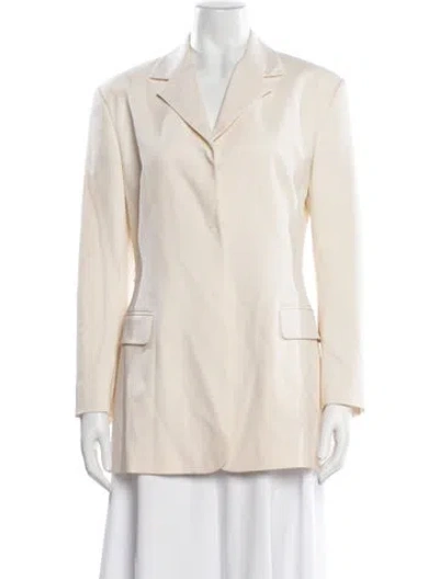 Pre-owned Pucci Virgin Wool Blazer In Neutrals