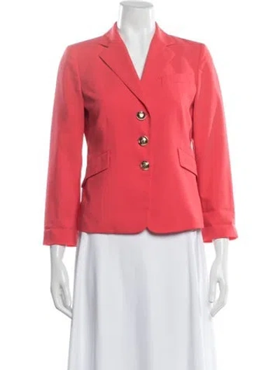 Pre-owned Pucci Virgin Wool Blazer In Red