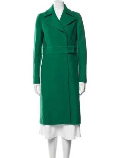 Pre-owned Pucci Virgin Wool Coat In Green