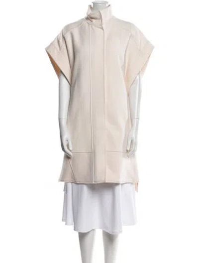 Pre-owned Pucci Virgin Wool Coat In Neutral