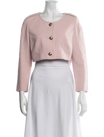 Pre-owned Pucci Virgin Wool Jacket In Pink