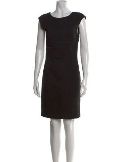 Pre-owned Pucci Virgin Wool Long Dress In Black