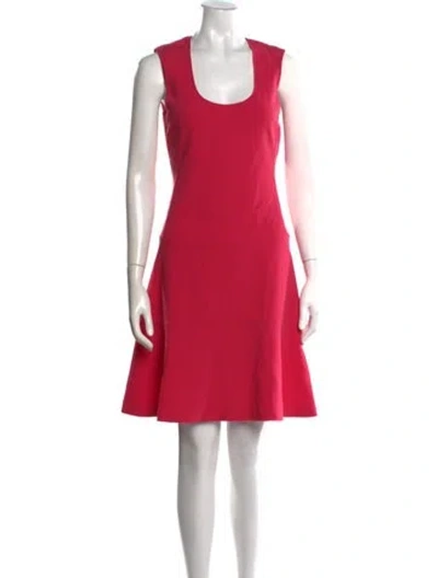 Pre-owned Pucci Virgin Wool Mini Dress In Pink