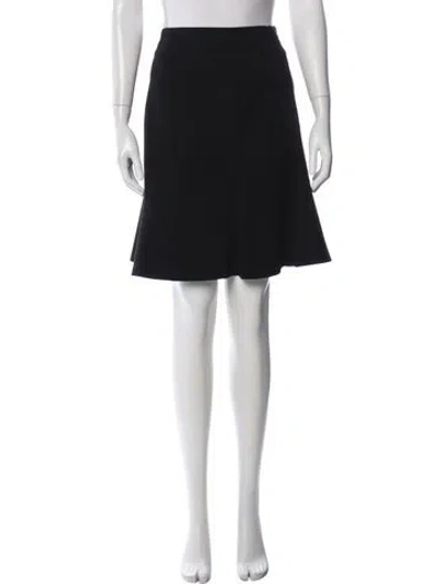 Pre-owned Pucci Virgin Wool Mini Skirt In Black