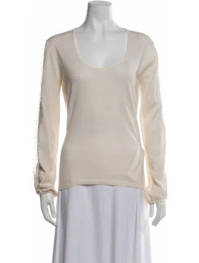 Pre-owned Pucci Virgin Wool Printed Sweater In Neutrals
