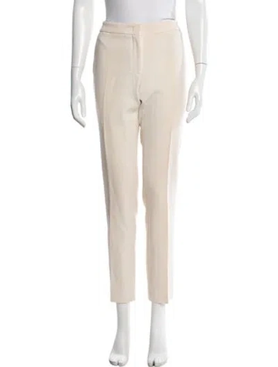 Pre-owned Pucci Virgin Wool Straight Leg Pants In Neutral