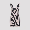 Pucci Viscose Mini Dress Geometric Pattern In Multi
