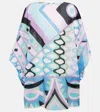 Pucci Vivara Cotton Kaftan In Multicoloured