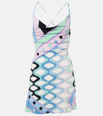 Pucci Vivara Minidress In Multicoloured