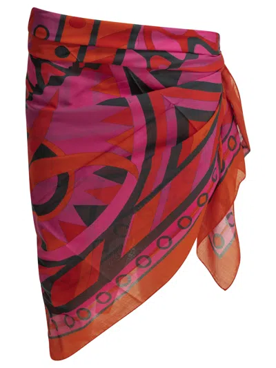 Pucci Emilio  "vivara" Pareo In Pink